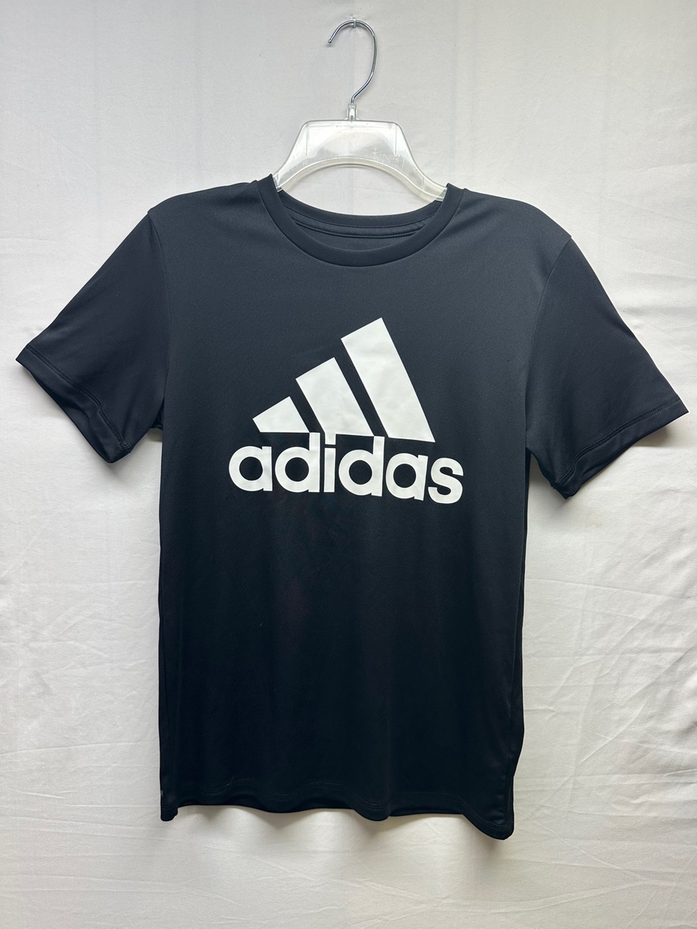 Adidas Logo Black Athletic Dryfit T-Shirt